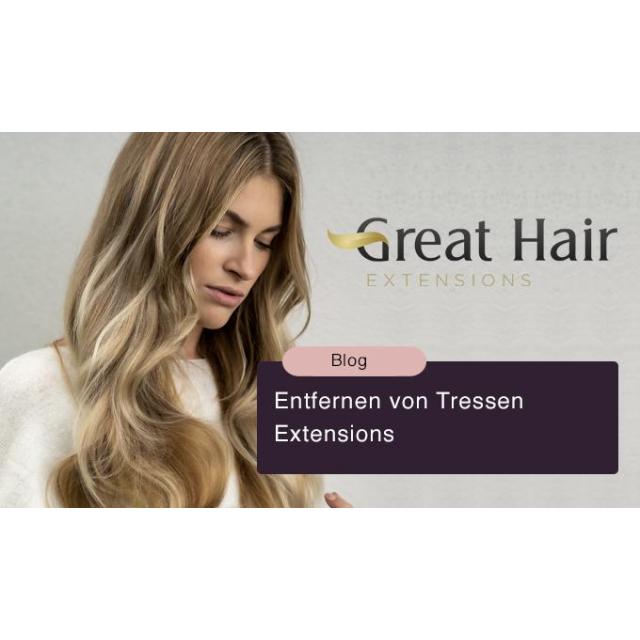 Entfernen von Tressen Extensions