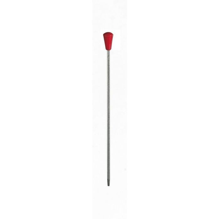 Metallstecker mit Plastikkopf 85 mm rot 50 Stück main product photo