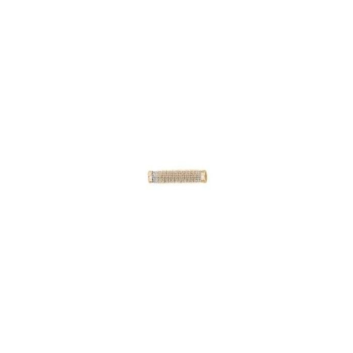 Sibel Wasserwelle Drahtwickler metall lang gold 13 mm - 12 Stück main product photo
