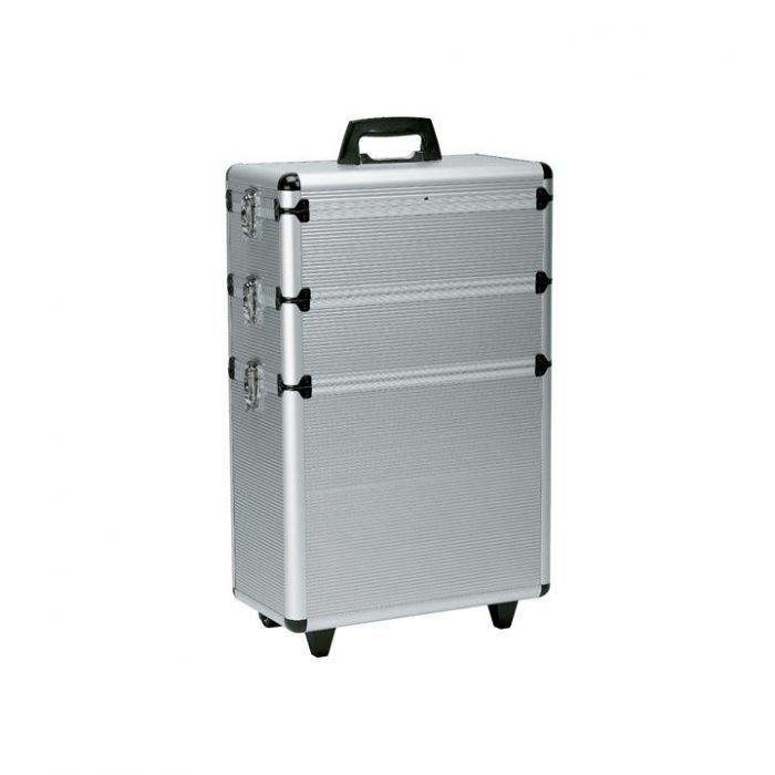 Sibel Aluminium Koffer 3-teilig auf Rädern silber 65x43x22cm main product photo