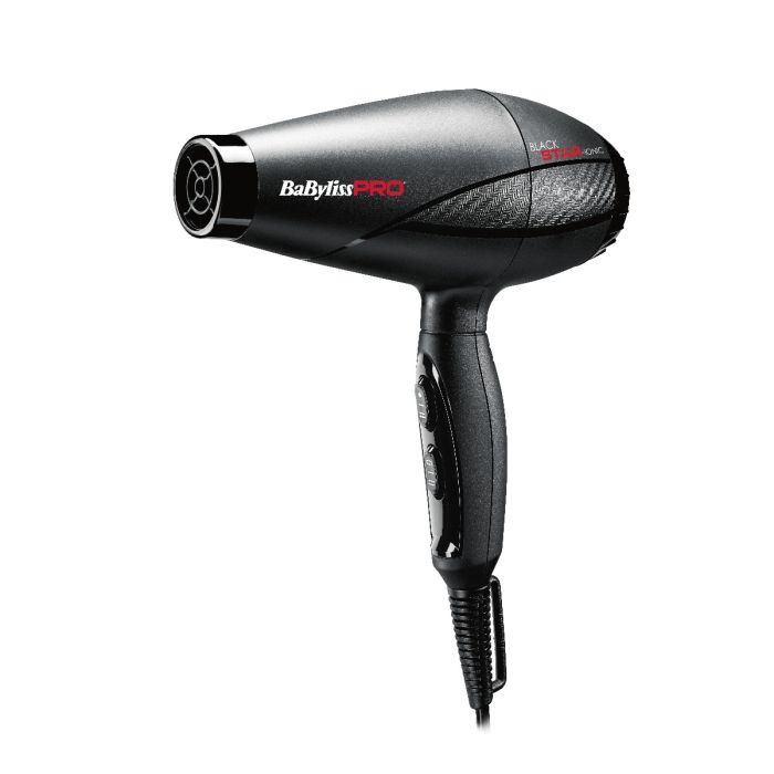 Babyliss PRO Black Star Ionen-Trockner Schwarz 2200W main product photo