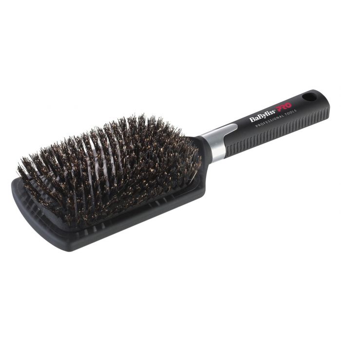 Babyliss PRO Paddel Brush Wildschweinhaare schwarz XL main product photo