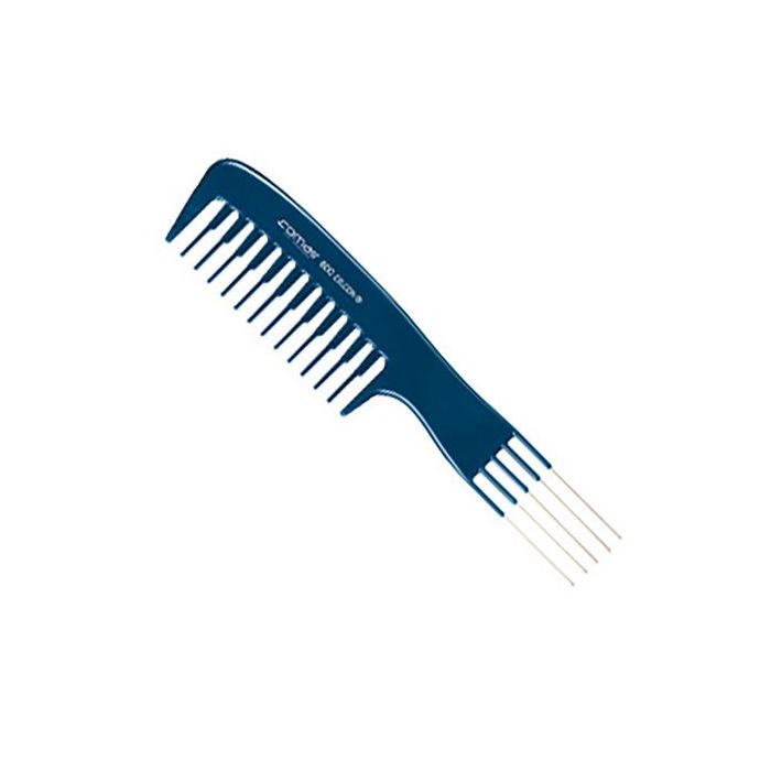 Comair Blue Line Profi Griff/Gabelkamm 600, metallkopf blau 20cm main product photo