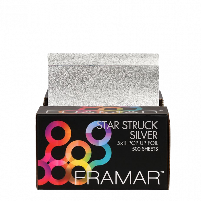 Framar Star Struck Aluminiumfolie 500 Sheets Silver 5x11
main product photo