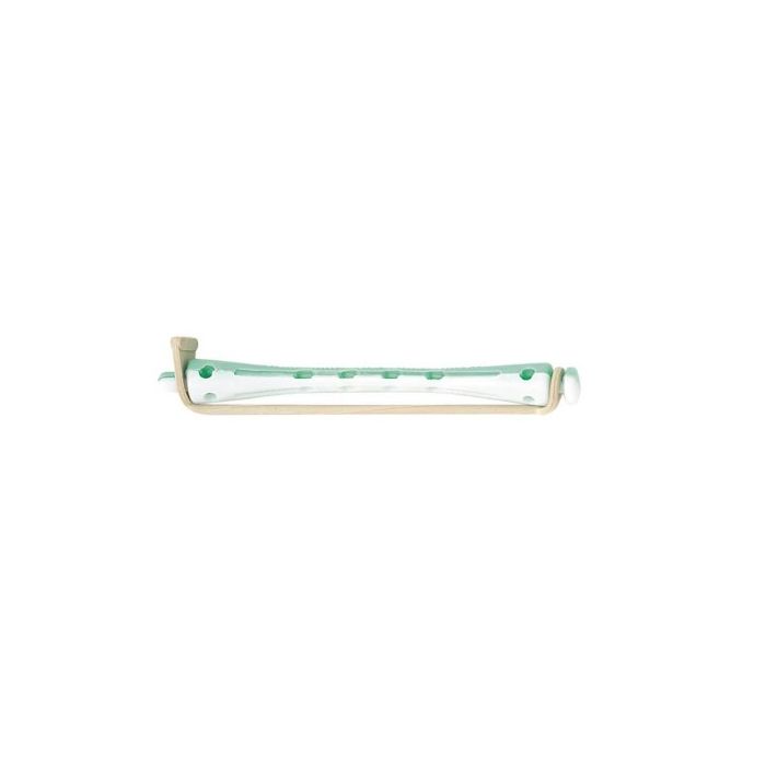 Sinelco Permanenter Lockenwickler Lang 12st Grün Weiß 6mm main product photo