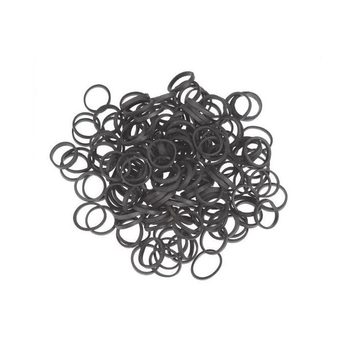 Sibel Gummibänder schwarz 500 Stück main product photo