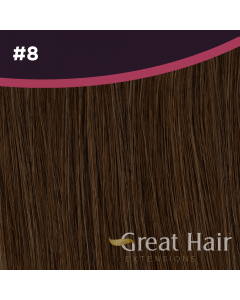 Great Hair Full Head Clip In - 40cm - wavy - #8