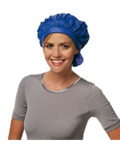 Kunststoff Kaltwellhaube mit Klettband blau
