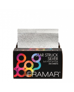 Framar Star Struck Aluminiumfolie 500 Sheets Silver 5x11