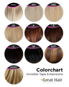 Great Hair Invisible Tape Extensions