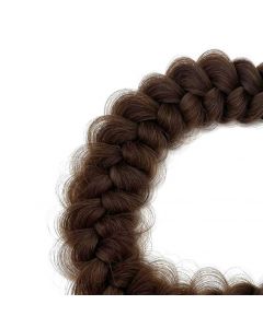 HairOlicious Fluffy Braid Dark Caramel