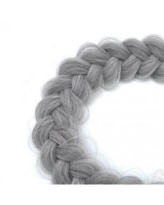 HairOlicious Fluffy Braid Silver