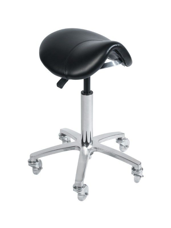 Comair Sattelrollhocker Jockey schwarz/silber