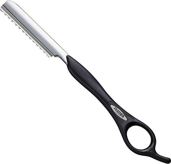 Feather Styling Razor kort Zwart