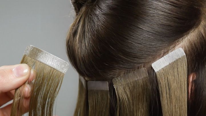 Tape Extensions zetten